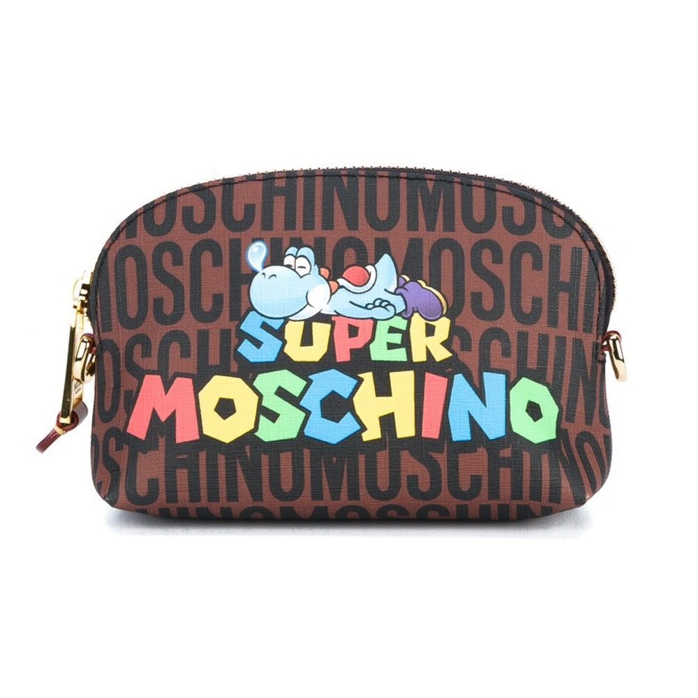 Moschino Jeremy Scott Super Mario Cosmetic Bag